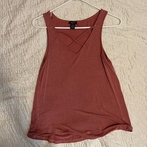 Cross chest Tank top